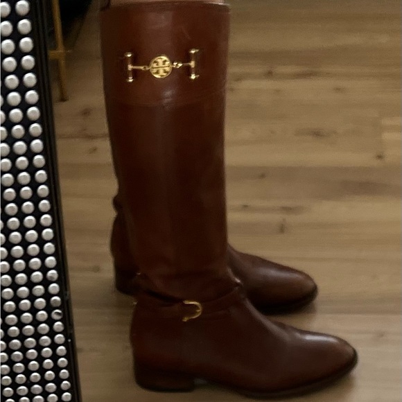 Tory Burch Brown Leather Riding boots - Picture 3 of 8
